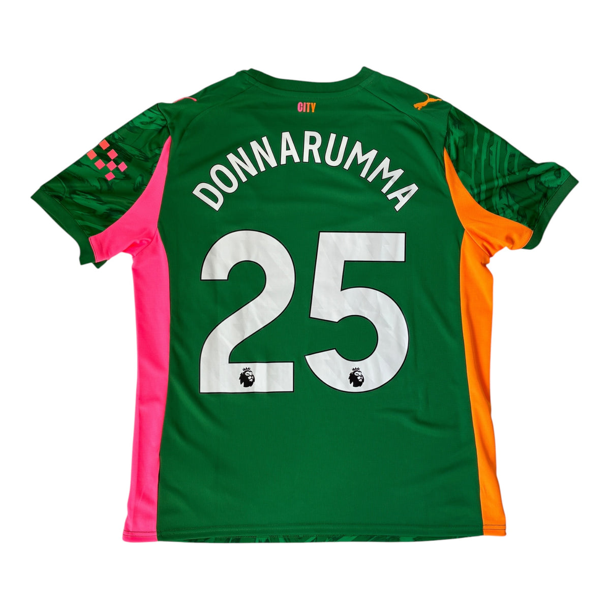 Manchester City 2025/26 maalivahdin paita, Donnarumma #25