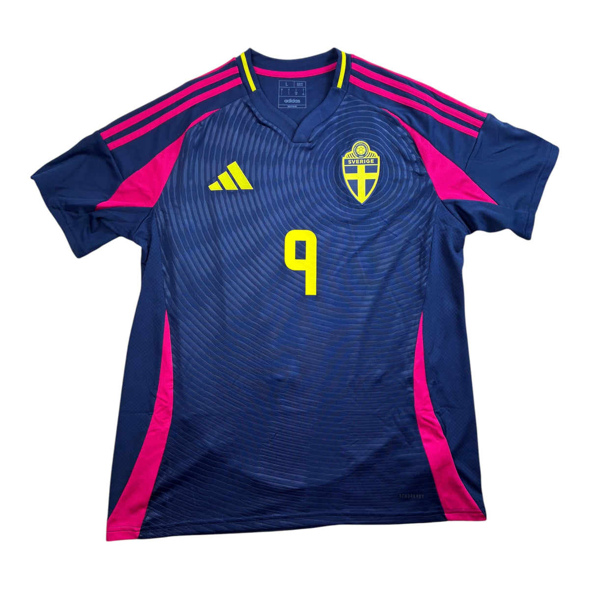 Ruotsi 2024 Vieraspaita - #9 Isak - (L) - 10/10