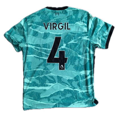 Liverpool 2020/21 Vieraspaita - #4 VIRGIL - (XL) - 10/10